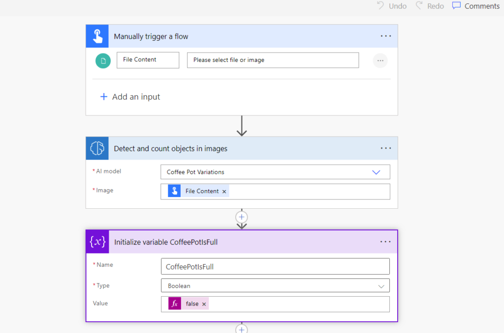 Call object detection in AI hub in Power Automate